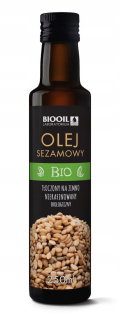 Sezamový olej za studena lisovaný BIO 250 ml - BIOOI