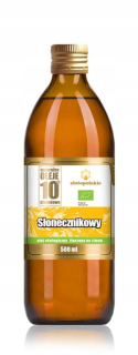 SLNEČNICOVÝ OLEJ ZA studena STLAČENÉ BIO 500 ml -