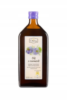 Čierna a 500ml olej - stlačený za studena olvita