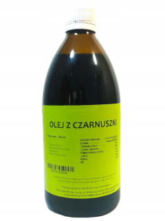 ČIERNY KUMINOVÝ OLEJ 500ml, lisovaný za studena Z ECOBI