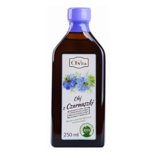 ČIERNY rascový olej OLVITA 250 ml.