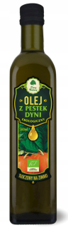 Studený tekvicový olej pre studený bio 500 ml -