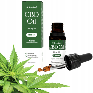 CBD - CBD konopný olej 5% 500 mg, ako ich príroda chcela