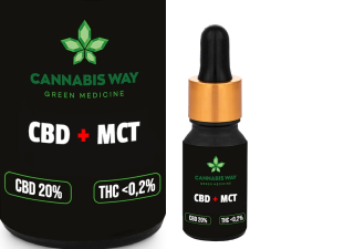 CBD - CBD + MCT 20% 2000 mg zmršťovacia olej konopný olej