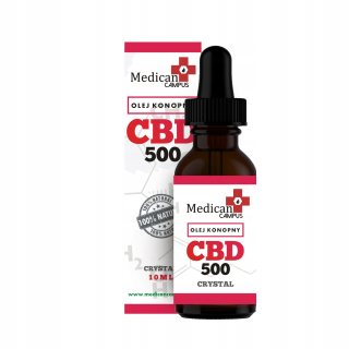CBD - Crystal konopný olej Crystal 5% 500 mg CBD Cannabis