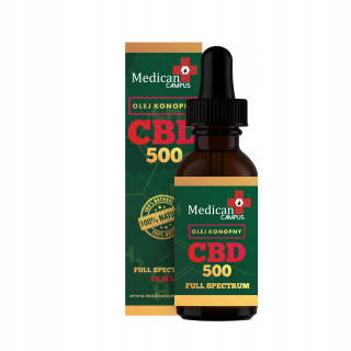 CBD - Full Spectrum firehy olej 5% 500 mg CBD