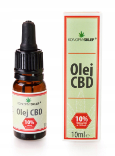 CBD - Olej 10% CBD 10 ml 1000 mg + olivový olej