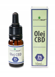 CBD - 5% CBD olej 10 ml 500 mg + olivový olej