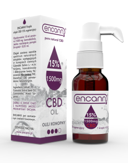 CBD - CBD olej 15% konope Encann certifikované 10ml