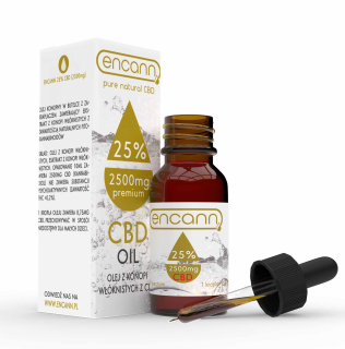 CBD - CBD olej 25% konope Encann CO2 extrakcie 10 ml