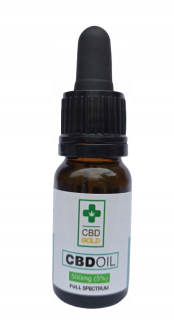 CBD - CBD olej 5% 500 mg, CBDGold, 10ml