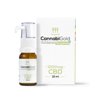 CBD - CBD olej CANNABIGOLD 1000 mg 12 ml a Typen