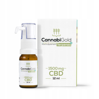 CBD - CBD CANNABIGOLD olej 1500 mg 12 ml Plus Typen