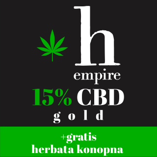 CBD - CBD Oil Hempire 15% tea Gold + zadarmo