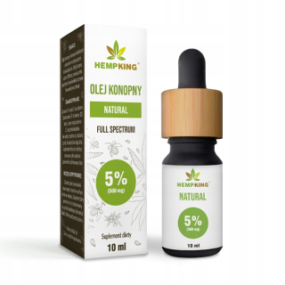 CBD - CBD náležitosti konope 5% 10ml certifikované hempking