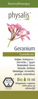 ZÁKLADNÝ OLEJ GERÁNOVÝ (PELARGONIA) ECO 10 ml -