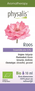 Damascian Rose Essential Oil (Roos) BIO 10 ml
