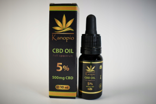CBD - Konopný olej 5% CBD / 10 ml / Certified