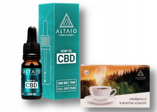 CBD - CBD konopný olej 10% | 1000 mg | 10 ml Altaio