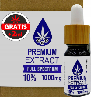 CBD - CBD HEMP OIL 10% 1000 mg listinných