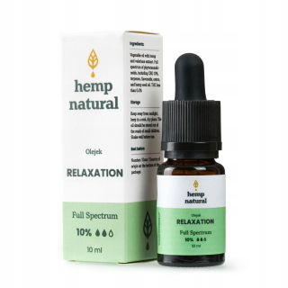 CBD - CBD konopný olej 10% 1000mg Hemp Natural Relax