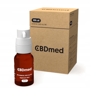 CBD - CBD lov olej 10% CBDMED 10ml certifikované