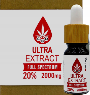CBD - CBD konopný olej 20% - 2000 mg - plné spektrum