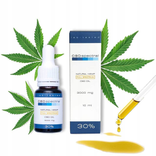 CBD - CBD konopný olej 30% 3000 mg plnej spektrum CERT
