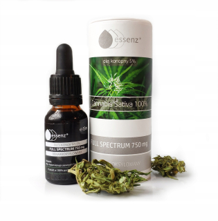 CBD - CBD lov olej 5% 15 ml Cannabis Sativa 100%