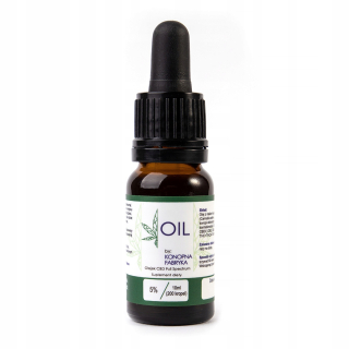 CBD - CBD lovecký olej 5% 500 mg certifikácia