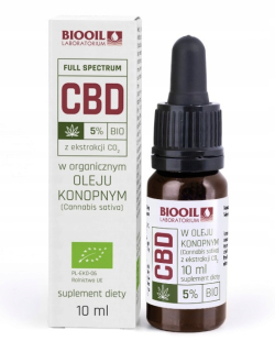 CBD konope olej 5% bio 10 ml - bioil