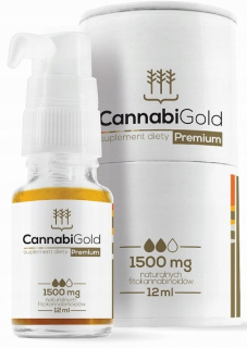 CBD - CBD KONOPNÝ OLEJ CANNABIGOLD 1500 mg 12ml