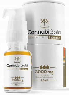 CBD - CBD KONOPNÝ OLEJ CANNABIGOLD 3000 mg 12ml