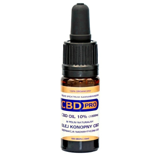 CBD - CBD Pre konopný olej 10% 1000mg certifikátov / Gratis