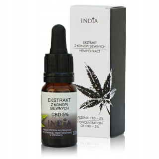 CBD - Clough olej India CBD 5% 500mg Certified