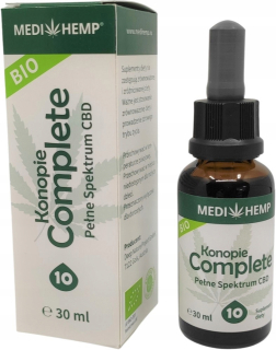 CBD - Konopný éterický olej medihemp 10% CBD 30ml