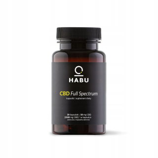 Olej kanabisu v kapsúl 1500 mg CBD extraktu