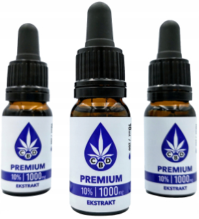 CBD - CBD konopný olej 10% - 1000 mg - certifikovaný