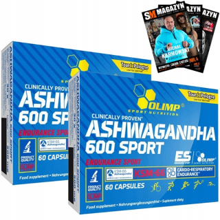OLIMP ASHWAGANDHA 600mg 2X60 kapsula INDICKÝ GIN