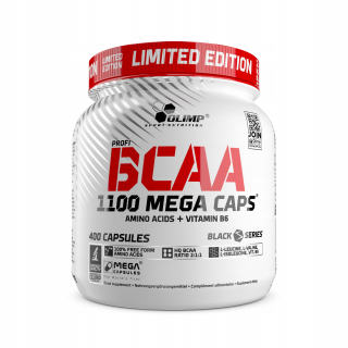 Aminokyseliny - OLIMP BCAA 1100 MEGA Uzávery 400Kaps Limited Series
