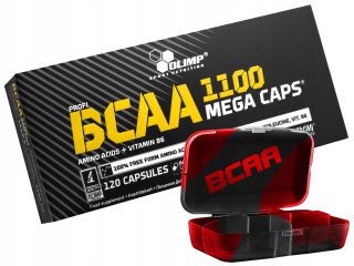 Aminokyseliny - OLIMP BCAA MEGA CAPS 120 kapsúl 1100 mg Aminokyseliny
