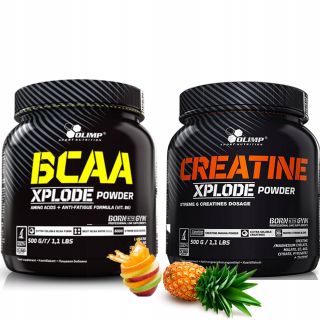 Aminokyseliny - OLIMP BCAA XPLODE 500 + CHARTINE XPLODE 500G AMINO