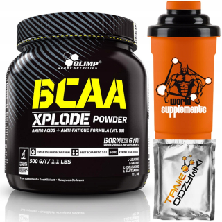 Aminokyseliny - Olimp BCAA XPLODE 500g aminokyseliny amino vtip b6