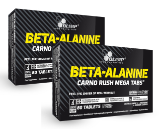 Olimp Beta-Alanín Carno Rush 2x80TAB trvanlivosť