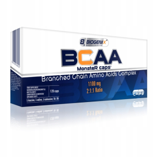 Aminokyseliny - Olimp Boogenix BCAA Monster 120Kaps aminokyseliny