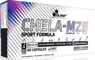 Spaľovač tuku - Olimp Chela MZB Sport 60 Kaps MAGNESIUM ZINK B6 ZMA
