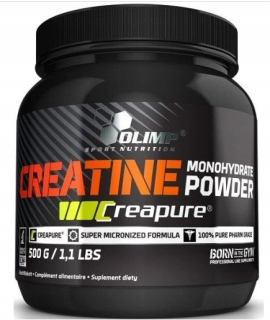 Kreatín - OLIMP CREATINE CEAPEAPURE POWDER 500g Svalové svaly
