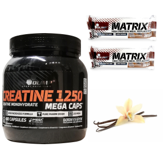 Kreatín - OLIMP CREATINE MC 400CAPS + 2X BATON MATRIX PRO 32