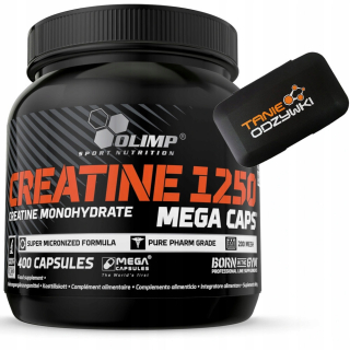 Kreatín - Olimp Createine Mega Caps 1250 400 Kaps + PillBox