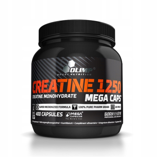 Kreatín - Olimp Createine Mega Caps 400 Caps Silová hmota